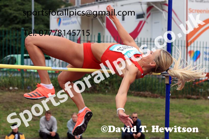 Womens Heptathlon High Jump, 2024 EAP International Combined events, Hewcham, Northumberland.  Photo: David T. Hewitson/Sports for All Pics